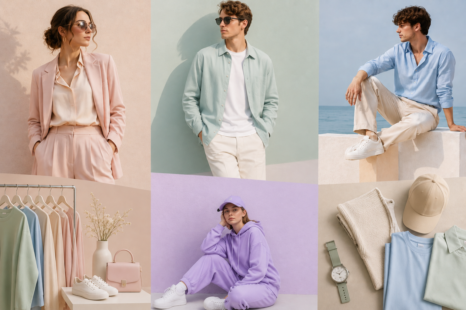 Pastel Bir Gardırobun Sessiz Gücü